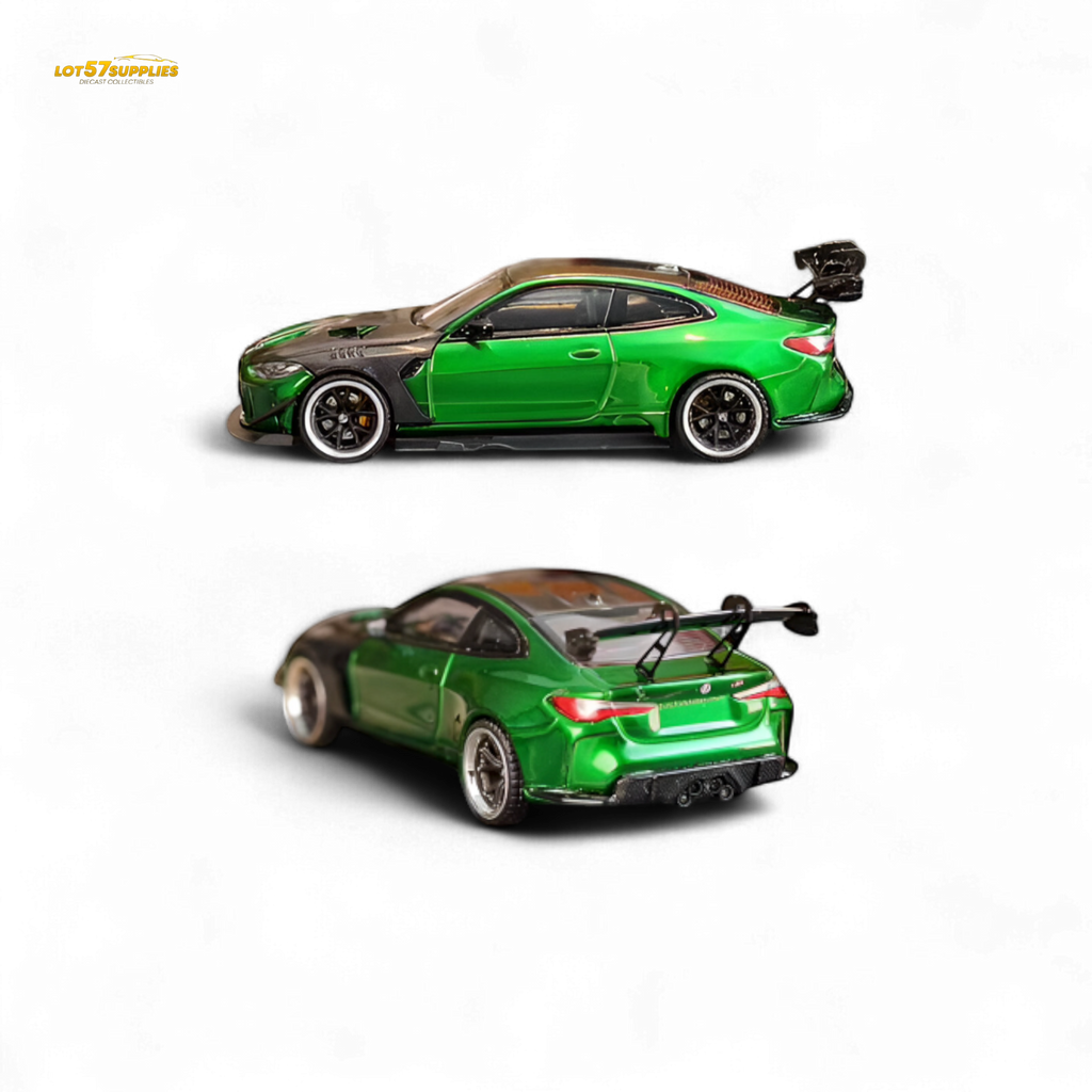 (Pre-Order) SW BMW M4 Flossmann Full Widebody Kit G82 GTR - Gem Green 1:64