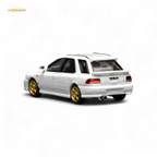 (Pre-Order) Motorhelix Subaru Impreza Wagon WRX STi Version VI - Pure White 1:64