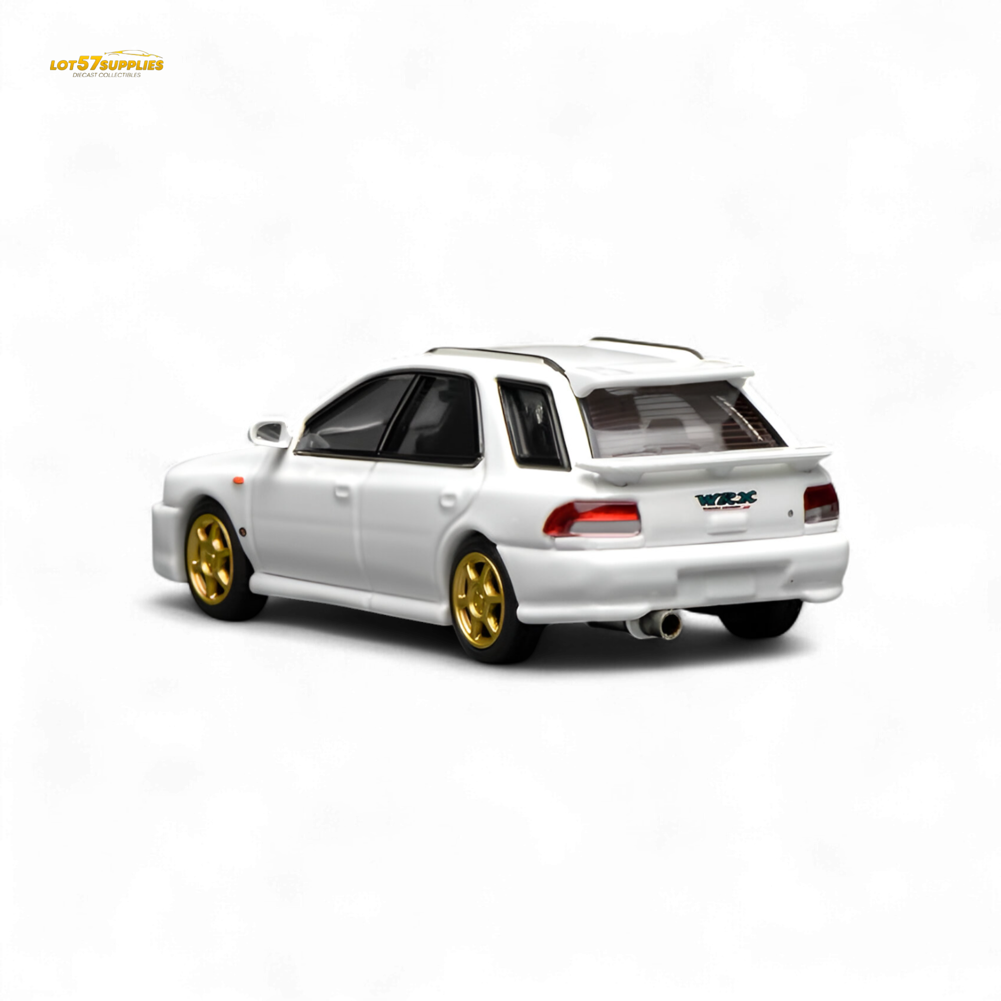 (Pre-Order) Motorhelix Subaru Impreza Wagon WRX STi Version VI - Pure White 1:64