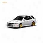 (Pre-Order) Motorhelix Subaru Impreza Wagon WRX STi Version VI - Pure White 1:64