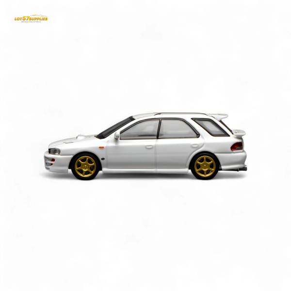 (Pre-Order) Motorhelix Subaru Impreza Wagon WRX STi Version VI - Pure White 1:64