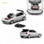 (Pre-Order) Motorhelix Honda Civic Type R (EK9) - J's Racing Livery White 1:64