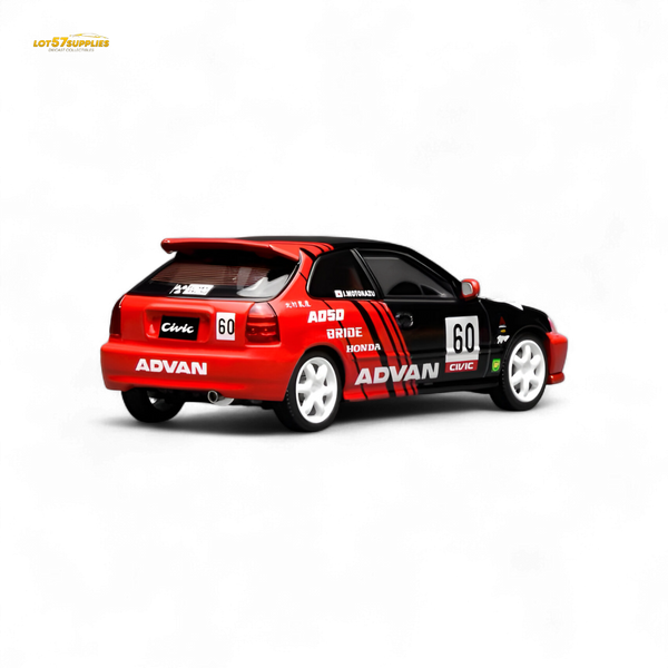(Pre-Order) Motorhelix Honda Civic Type R (EK9) - Advan Livery 1:64