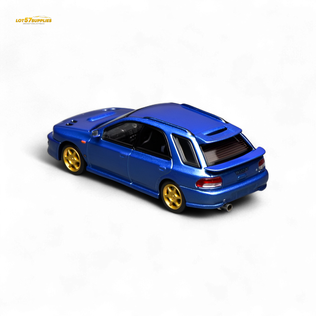 (Pre-Order) Motorhelix Subaru Impreza Wagon WRX STi Version VI - Rally Blue 1:64