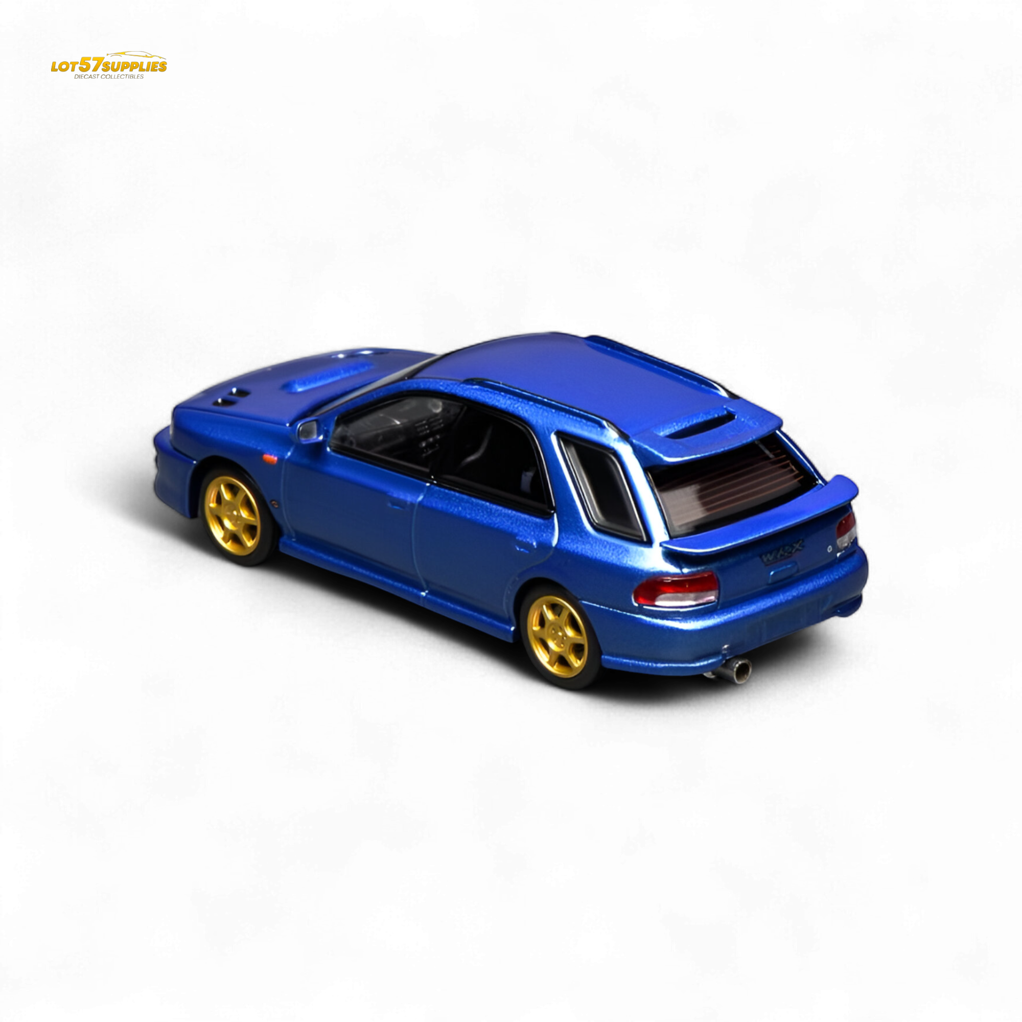 (Pre-Order) Motorhelix Subaru Impreza Wagon WRX STi Version VI - Rally Blue 1:64
