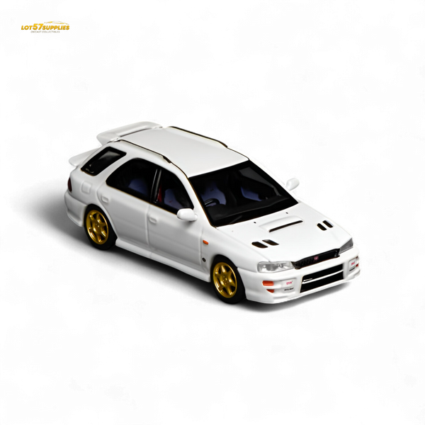 (Pre-Order) Motorhelix Subaru Impreza Wagon WRX STi Version VI - Pure White 1:64