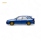 (Pre-Order) Motorhelix Subaru Impreza Wagon WRX STi Version VI - Rally Blue 1:64