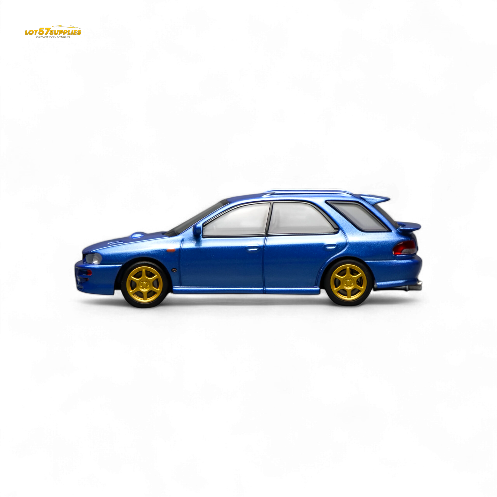 (Pre-Order) Motorhelix Subaru Impreza Wagon WRX STi Version VI - Rally Blue 1:64