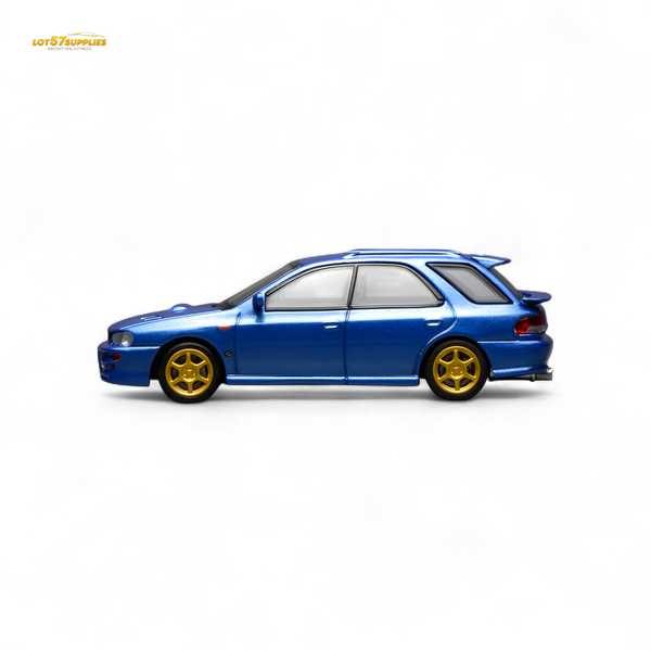 (Pre-Order) Motorhelix Subaru Impreza Wagon WRX STi Version VI - Rally Blue 1:64
