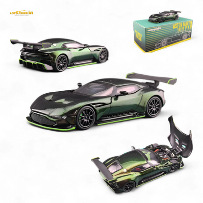 Fine Works64 Aston Martin Vulcan - Chameleon Green (2025 Foshan Convention and Exhibition) 1:64