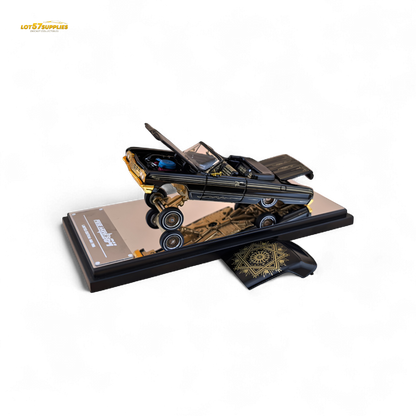 Fine Works64 Impala Lowrider - Black Gold Livery Ordinary 1:64
