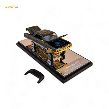 Fine Works64 Impala Lowrider - Black Gold Livery Ordinary 1:64