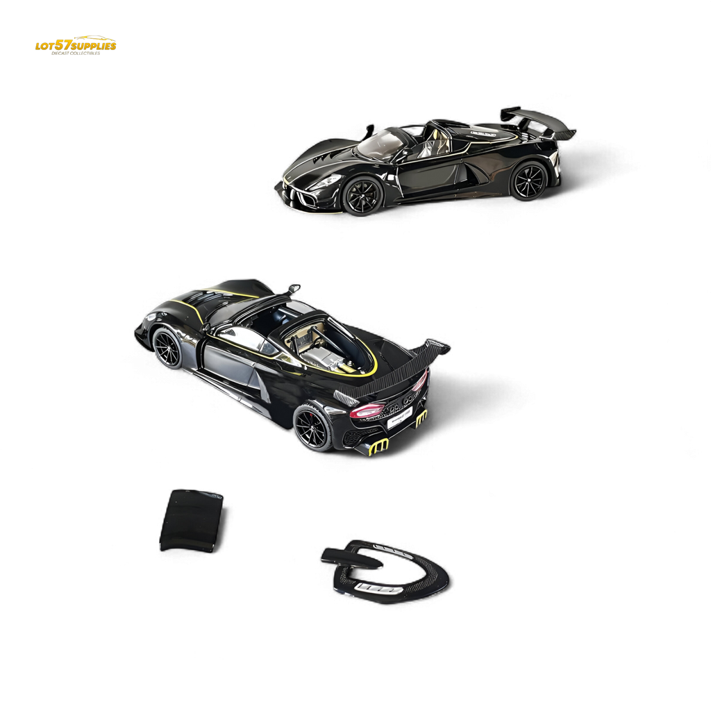 Rhino Model RM Hennessey Venom F5 - Black 1:64