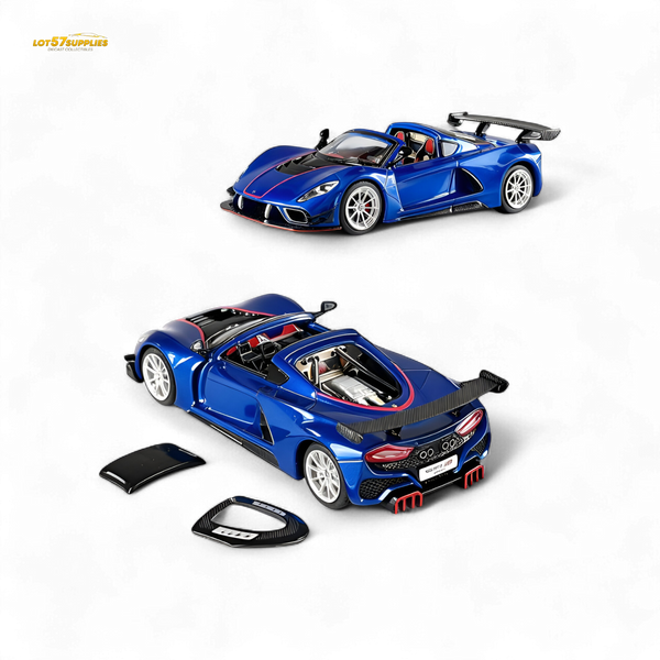 Rhino Model RM Hennessey Venom F5 - Blue 1:64