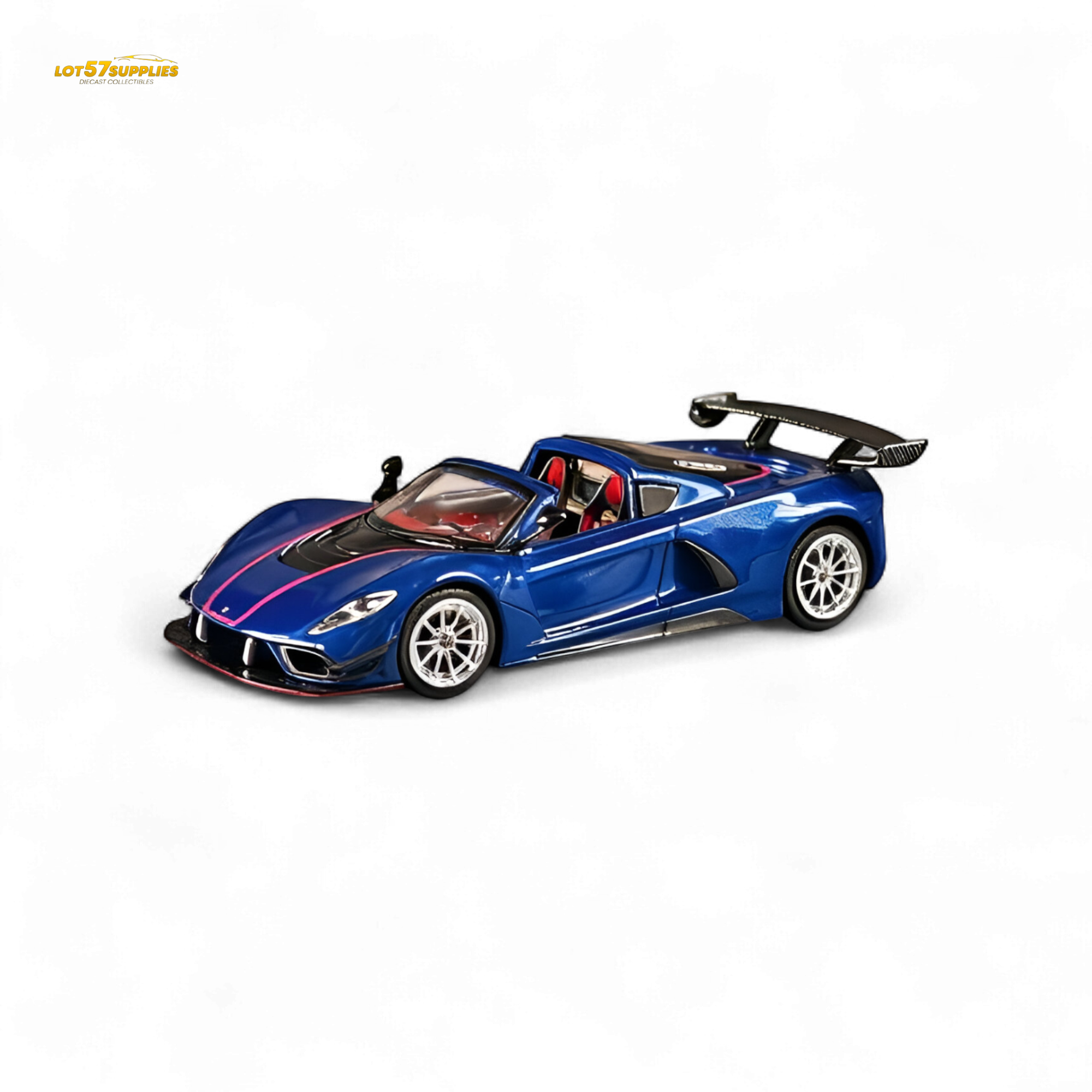 Rhino Model RM Hennessey Venom F5 - Blue 1:64