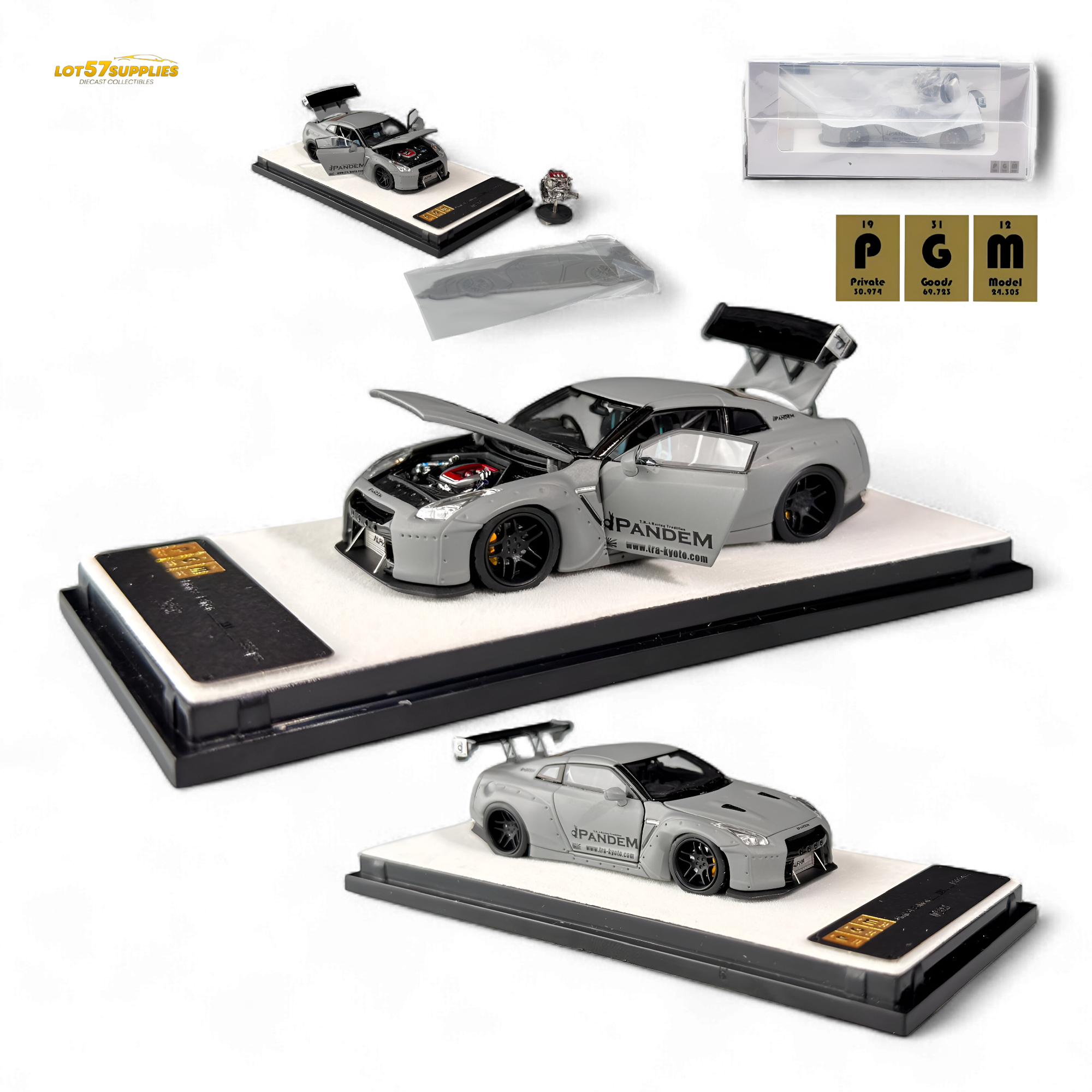PGM Rocket Bunny R35 Combat Grey - Ordinary Version 1:64 Main image
