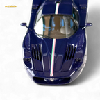 YM Model Maseti MC12 Stradale Corsa Blue Carbon - Resin 1:64