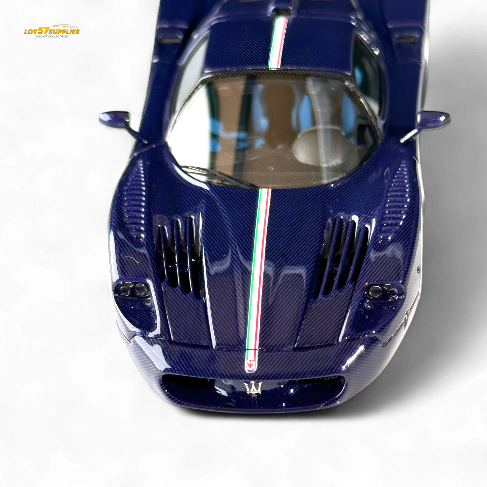 YM Model Maseti MC12 Stradale Corsa Blue Carbon - Resin 1:64