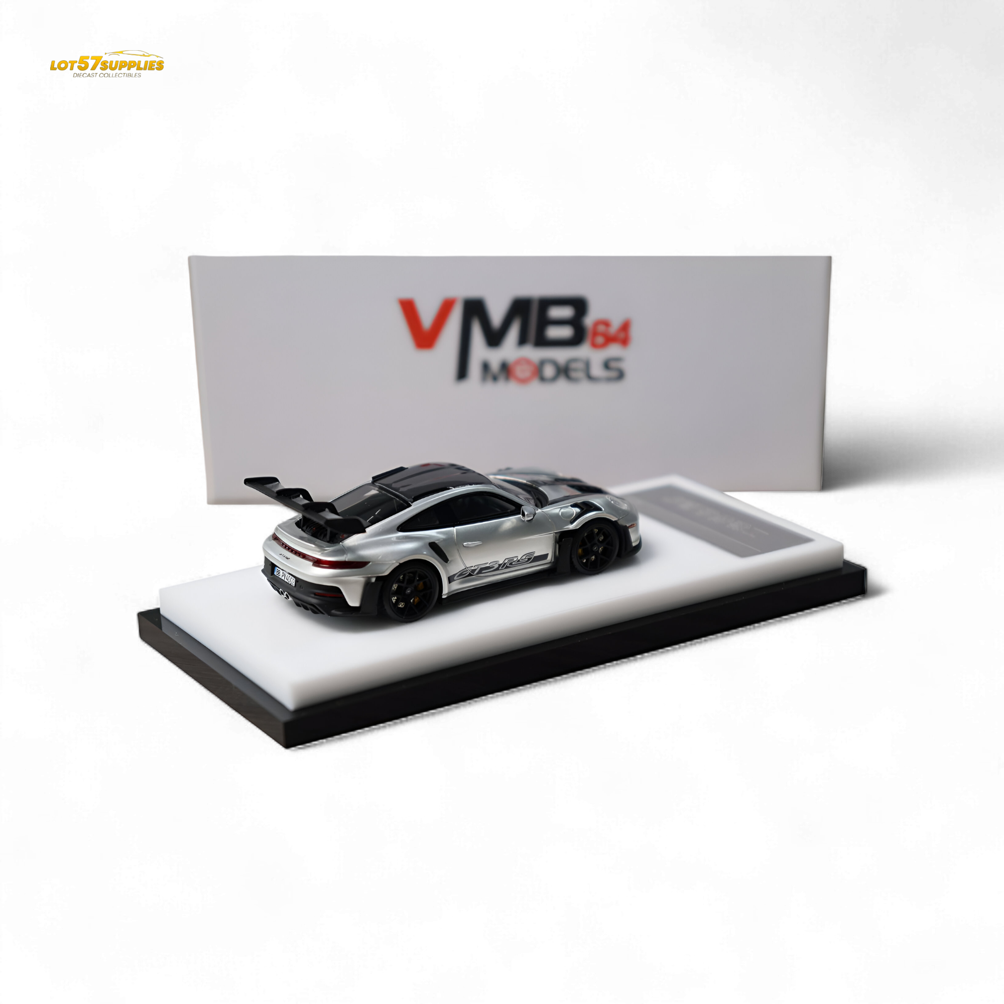 (Pre-Order) VMB Porsche 992 GT3 RS - GT Silver 1:64