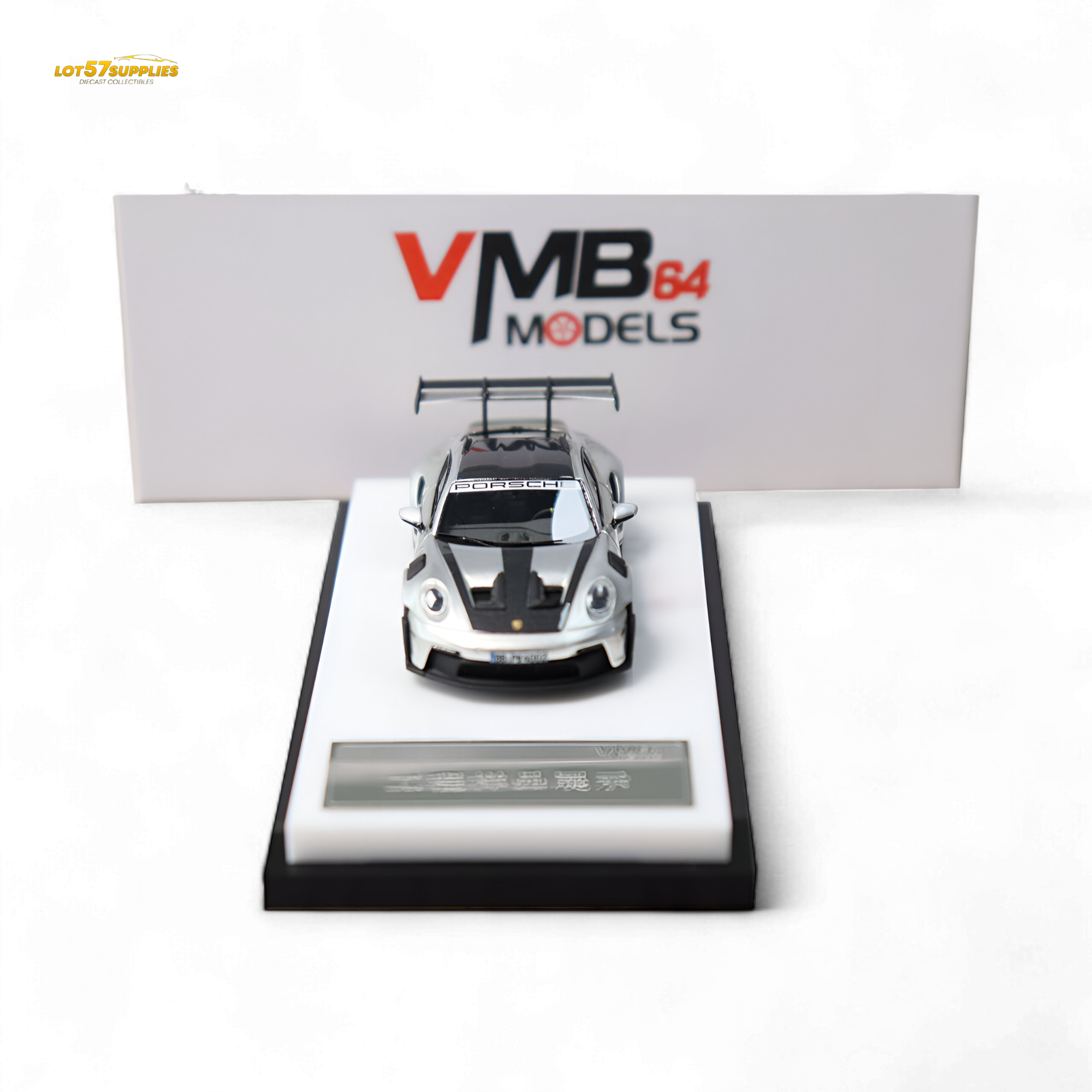 (Pre-Order) VMB Porsche 992 GT3 RS - GT Silver 1:64