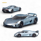 (Pre-Order) SC ART Regera - Glacier Blue 1:64