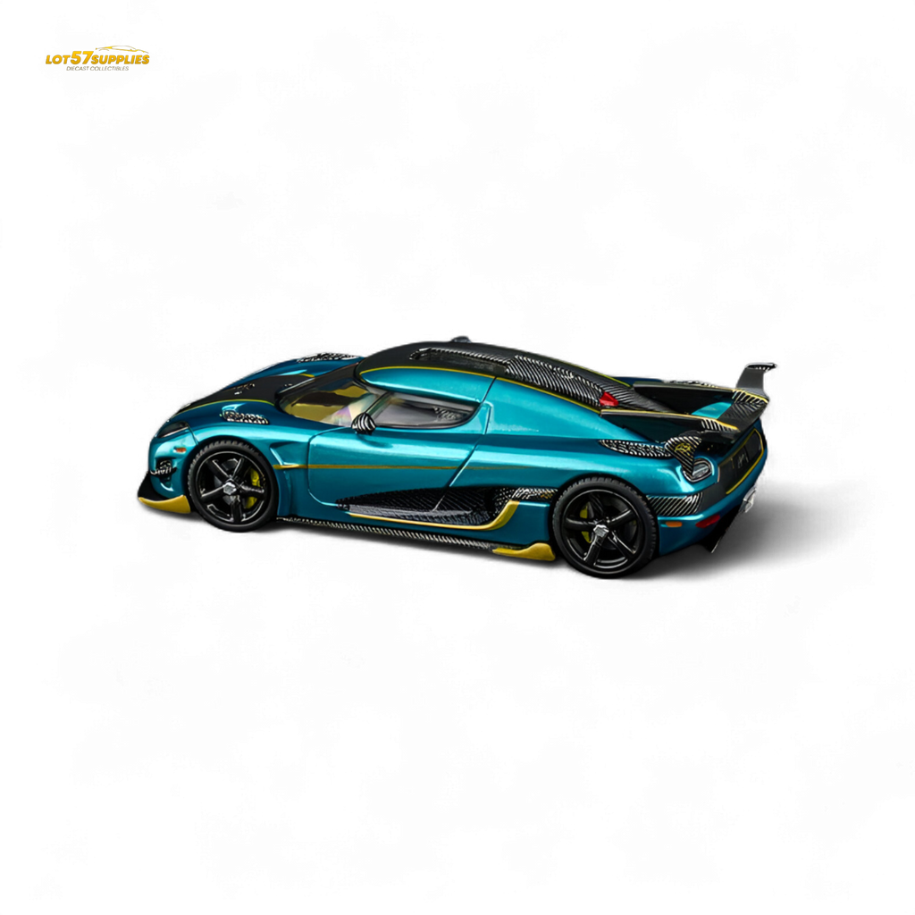 (Pre-Order) TPC Agera RS - Peacock Blue 1:64