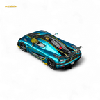 (Pre-Order) TPC Agera RS - Peacock Blue 1:64