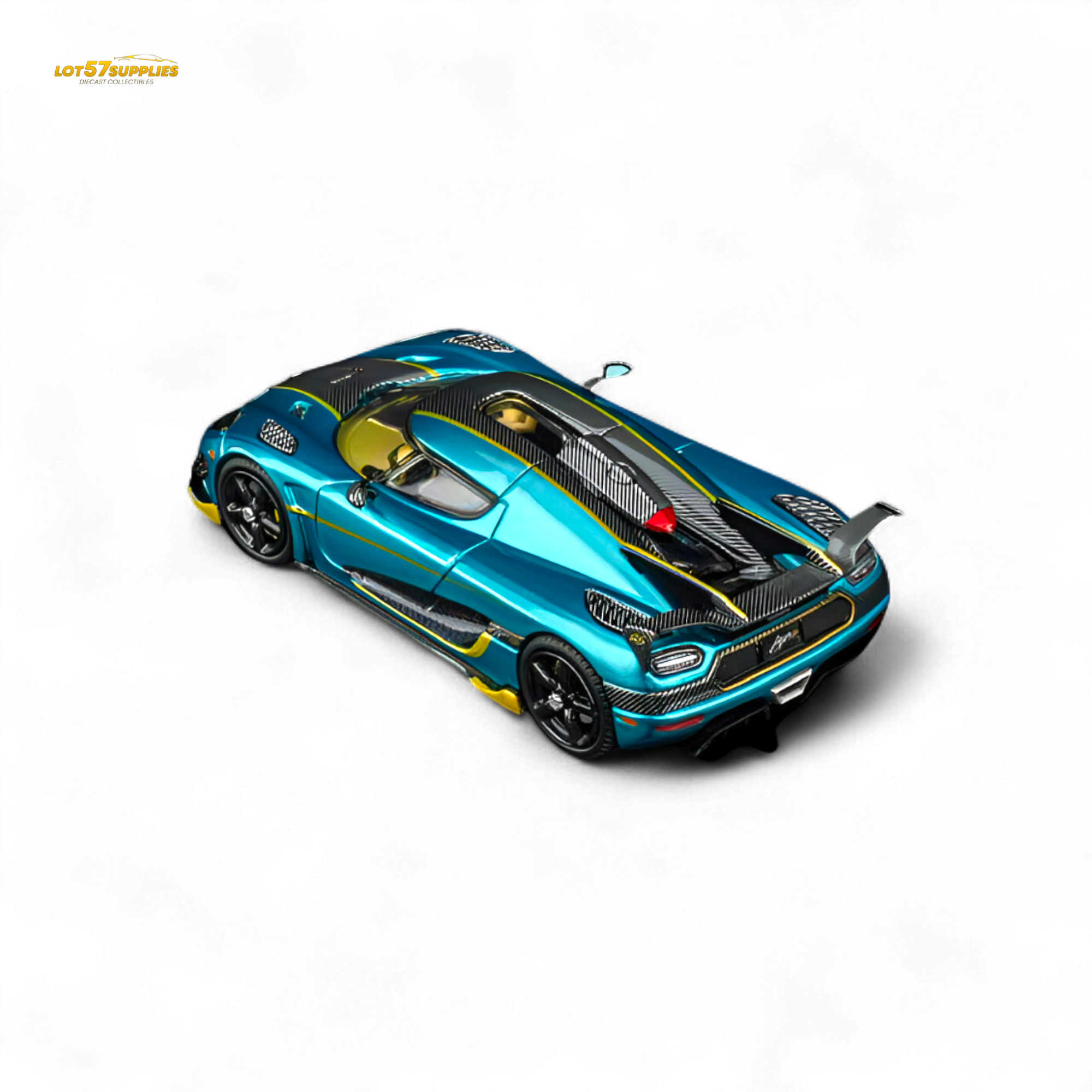 (Pre-Order) TPC Agera RS - Peacock Blue 1:64