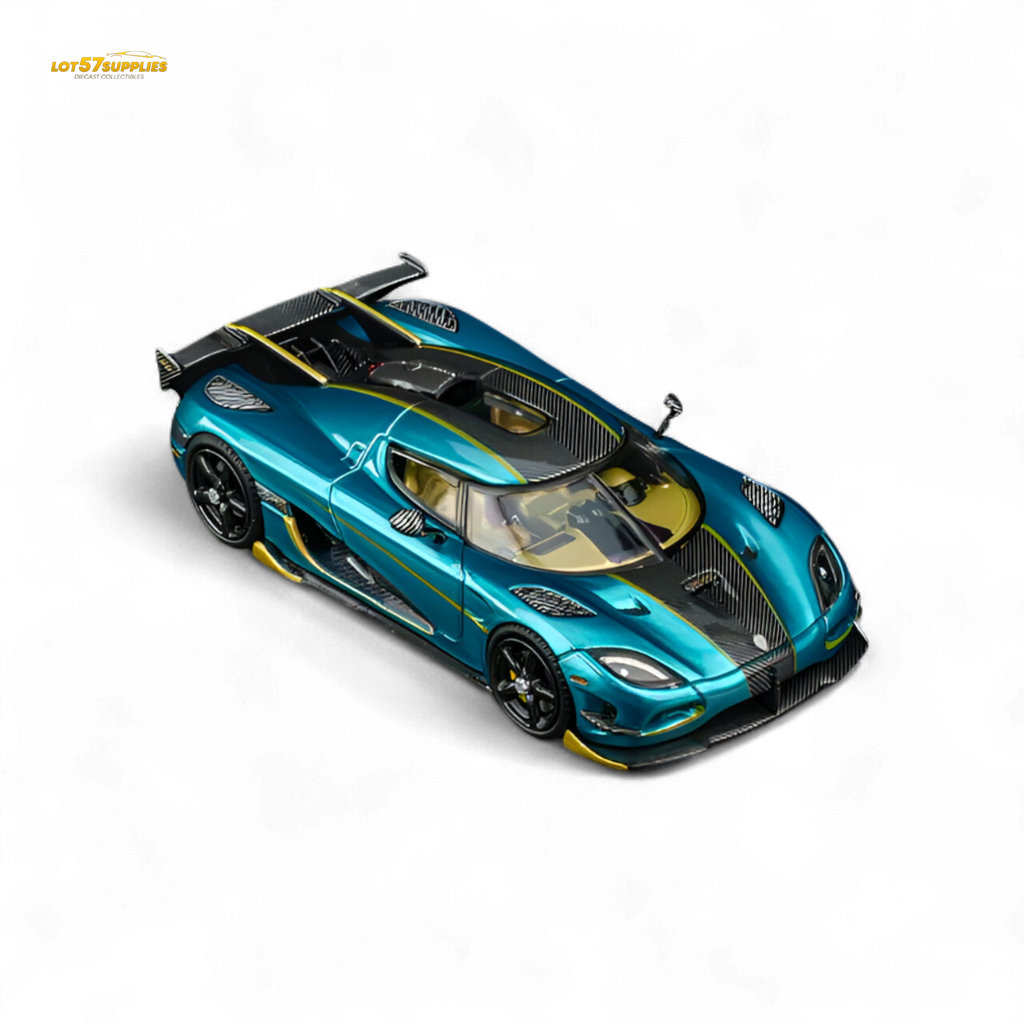 (Pre-Order) TPC Agera RS - Peacock Blue 1:64