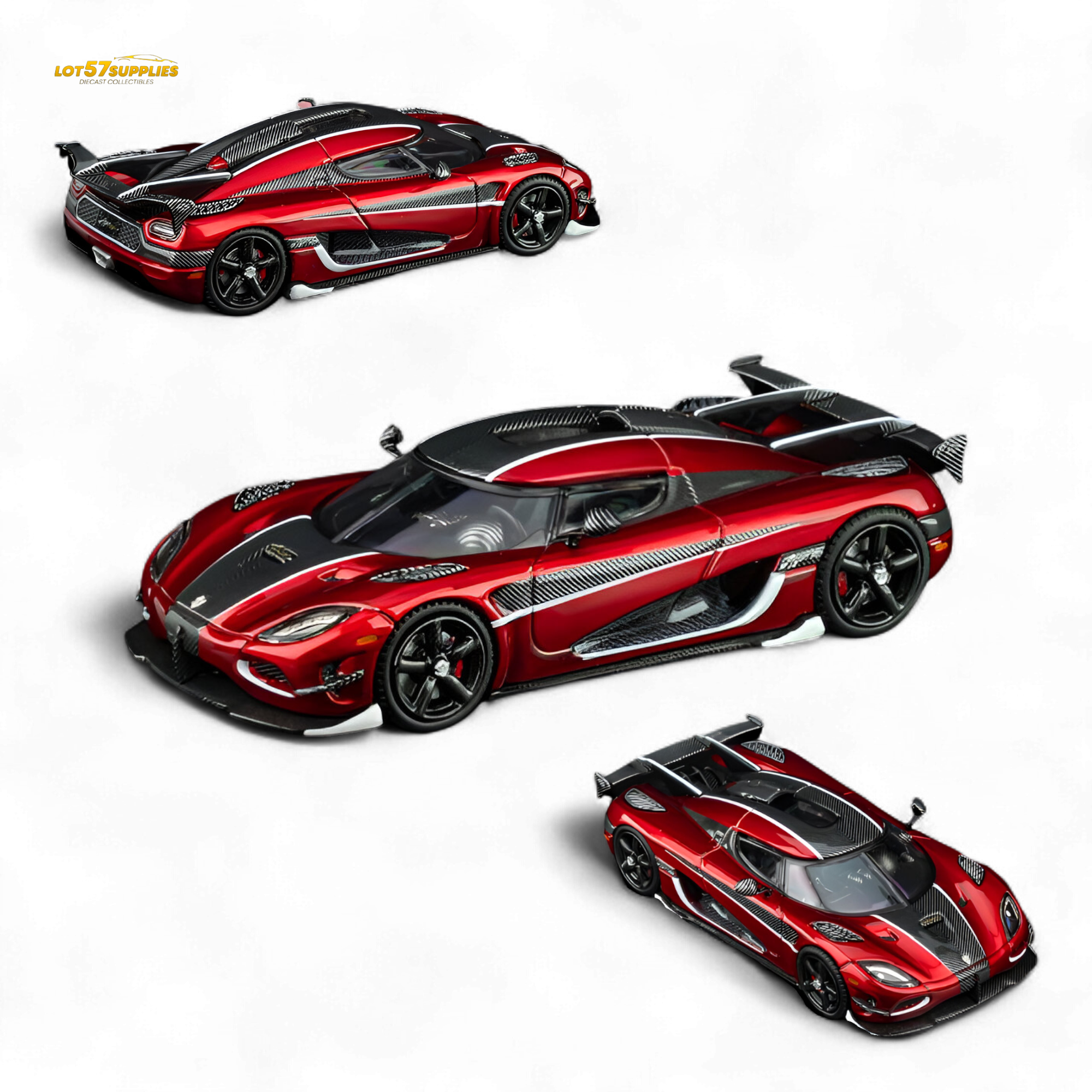 (Pre-Order) TPC Agera RS - Metallic Red 1:64 Main image