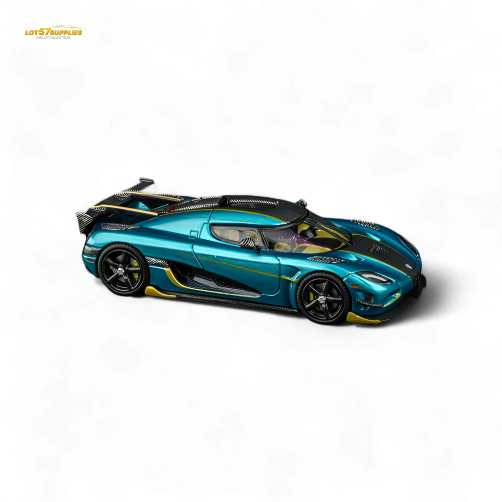 (Pre-Order) TPC Agera RS - Peacock Blue 1:64
