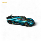 (Pre-Order) TPC Agera RS - Peacock Blue 1:64