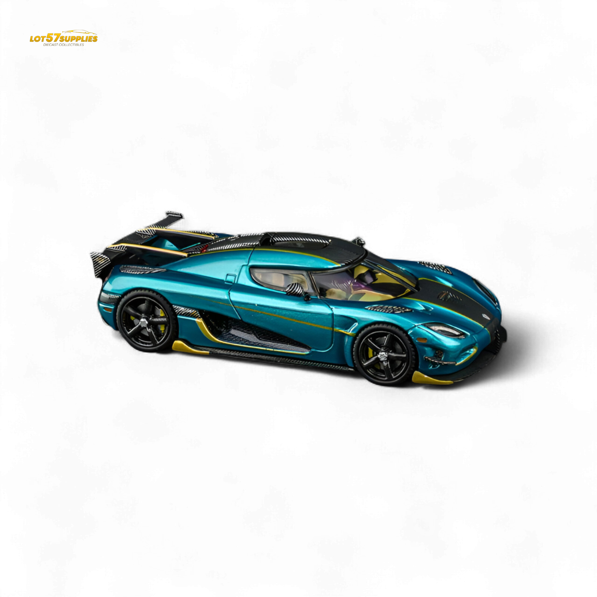 (Pre-Order) TPC Agera RS - Peacock Blue 1:64