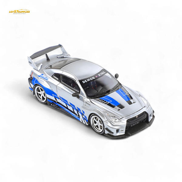(Pre-Order) Demon King Auto GTR35 RR - Metal Blueberry Livery 1:64