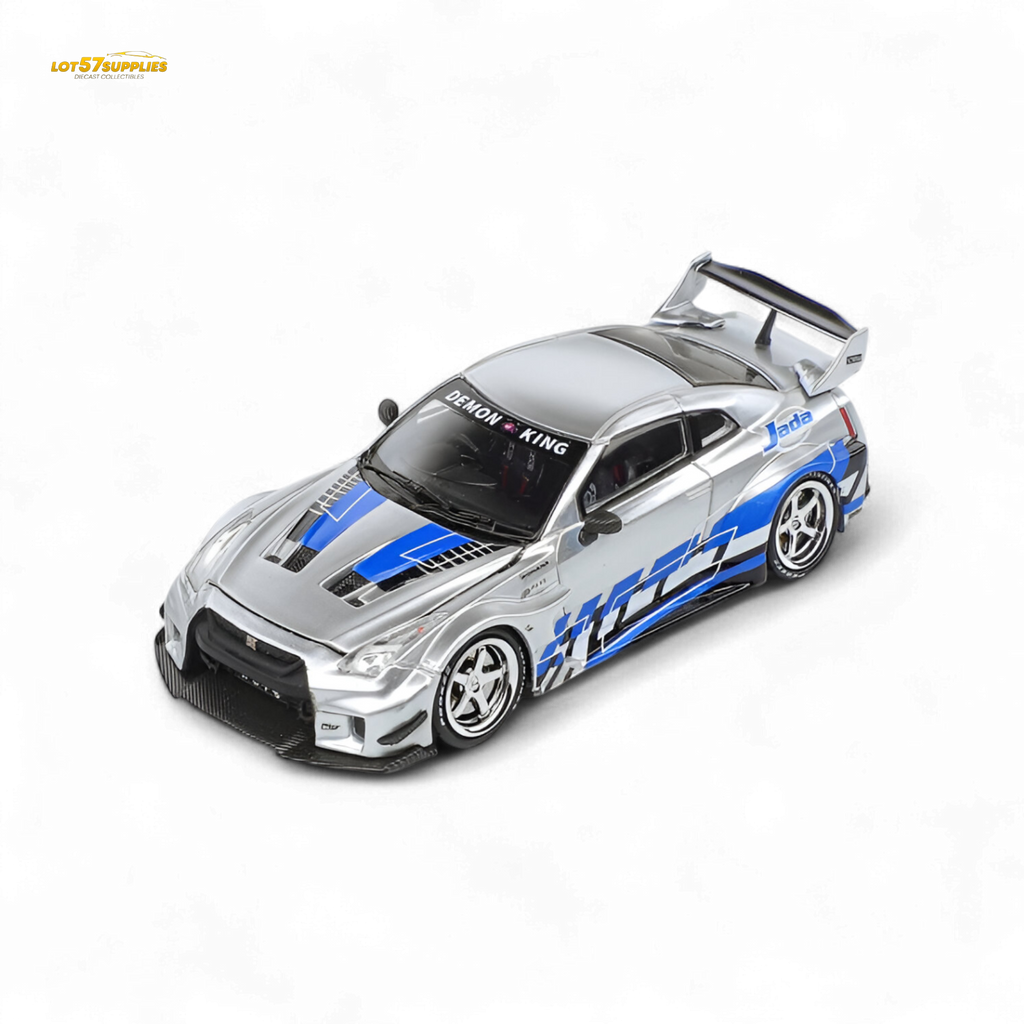 (Pre-Order) Demon King Auto GTR35 RR - Metal Blueberry Livery 1:64