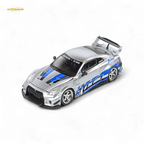 (Pre-Order) Demon King Auto GTR35 RR - Metal Blueberry Livery 1:64