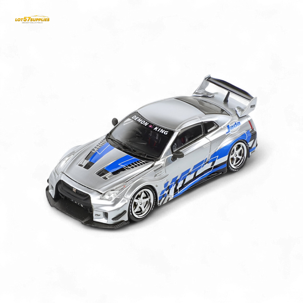(Pre-Order) Demon King Auto GTR35 RR - Metal Blueberry Livery 1:64