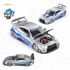 (Pre-Order) Demon King Auto GTR35 RR - Metal Blueberry Livery 1:64