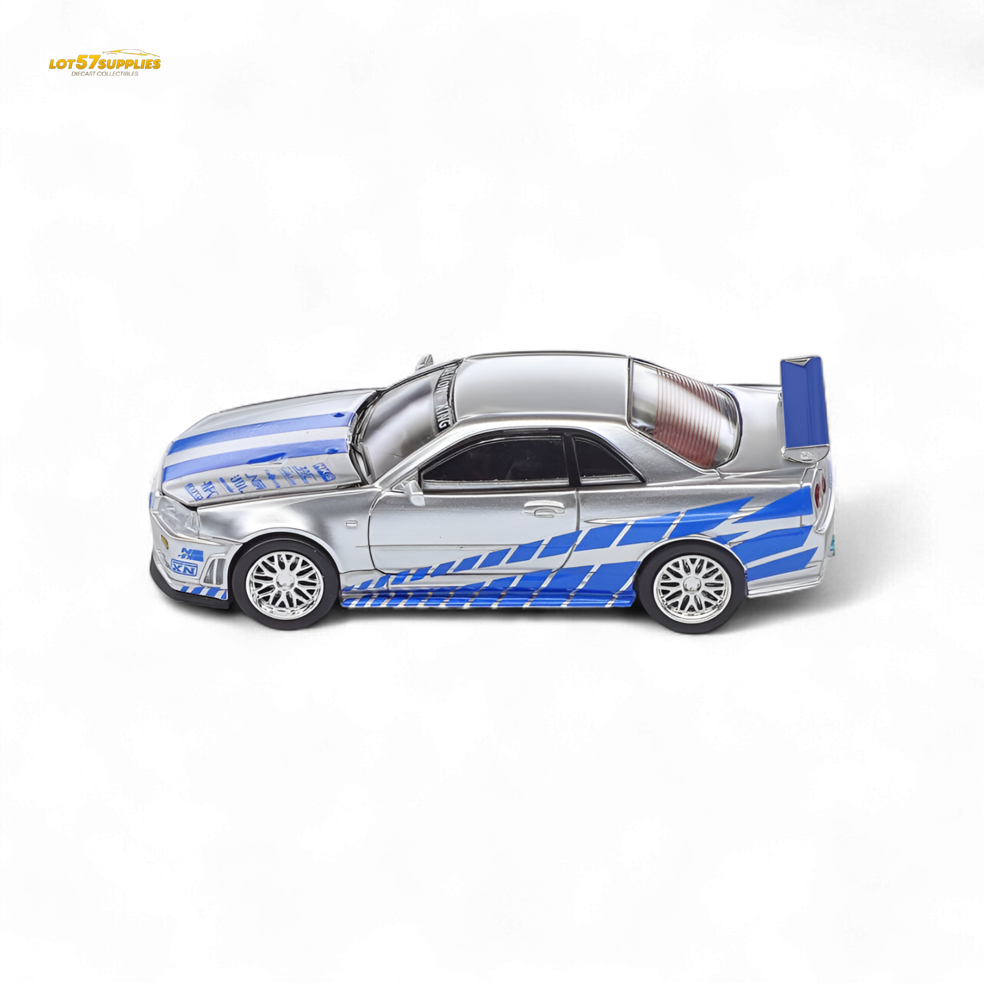 (Pre-Order) Demon King Auto Skyline GT-R R34 Z-Tune - Fast and Furious Paul Livery 1:64