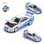 (Pre-Order) Demon King Auto Skyline GT-R R34 Z-Tune - Fast and Furious Paul Livery 1:64