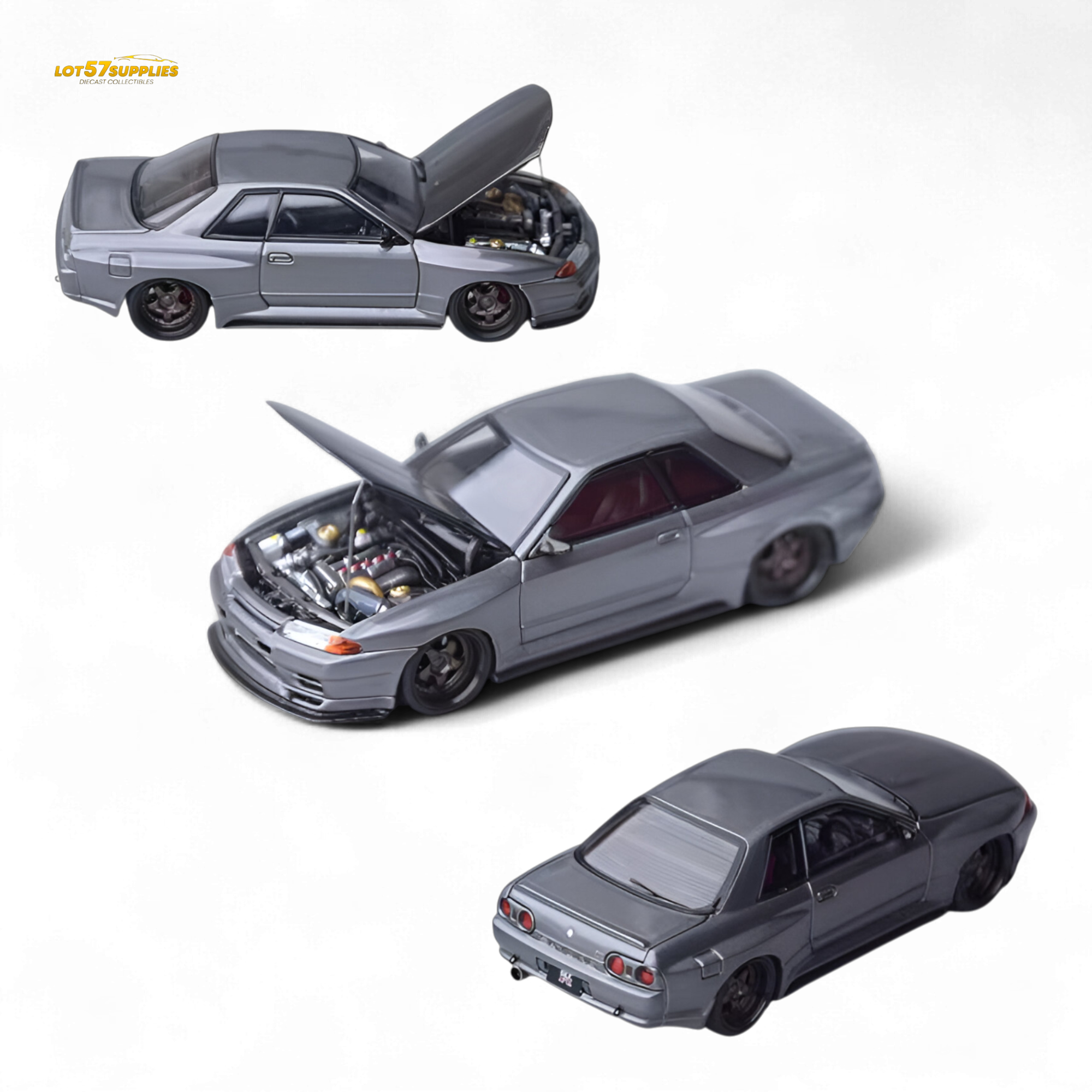 (Pre-Order) Focal Horizon Skyline GT-R R32 - Grey 1:64
