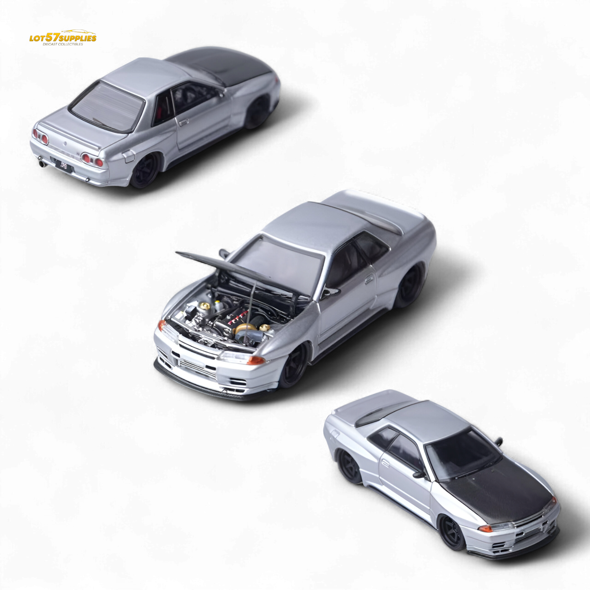 (Pre-Order) Focal Horizon Skyline GT-R R32 - Silver 1:64 Main image