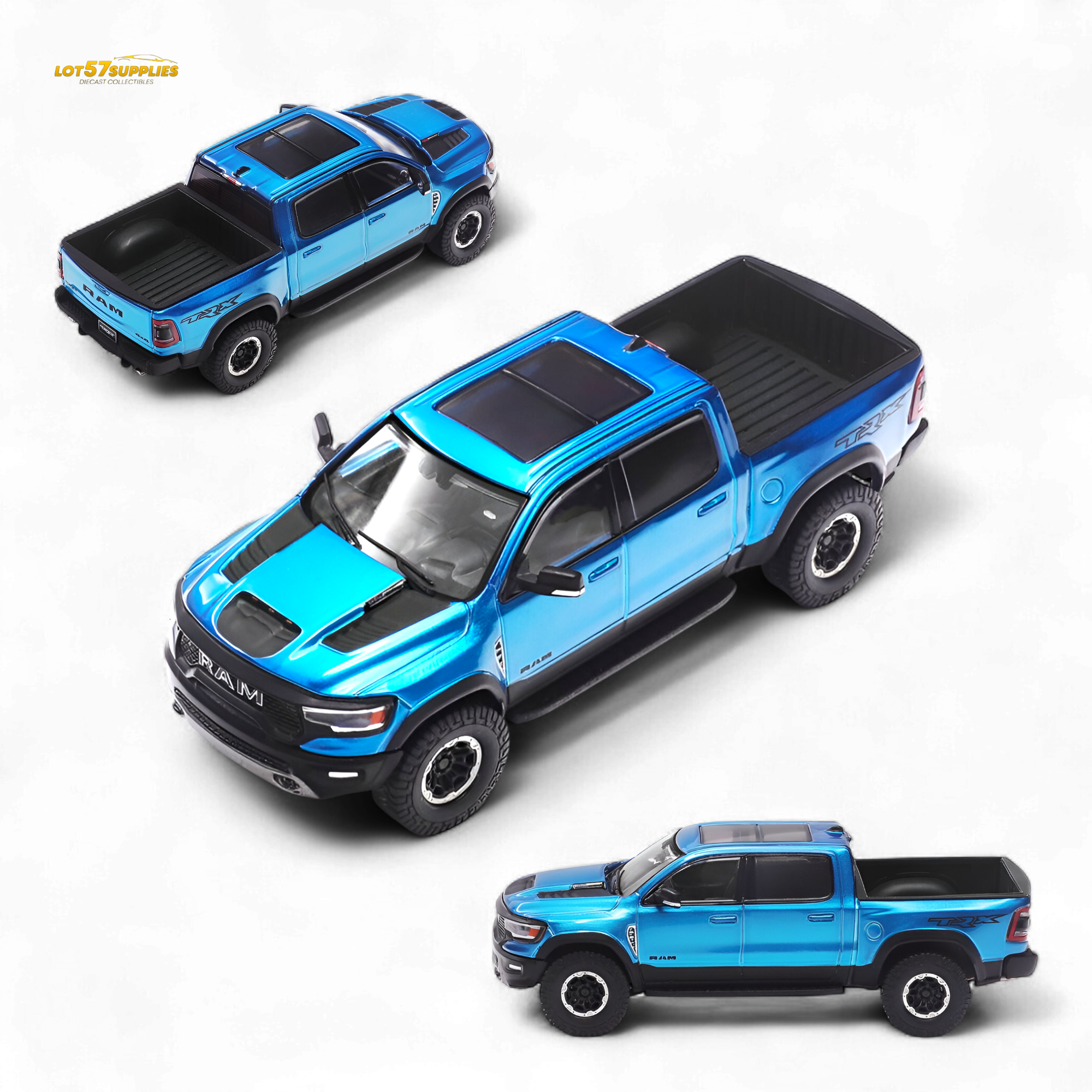 (Pre-Order) Shadow Pro Tyrannosaurus Rex Pickup - Blue 1:64 Main image