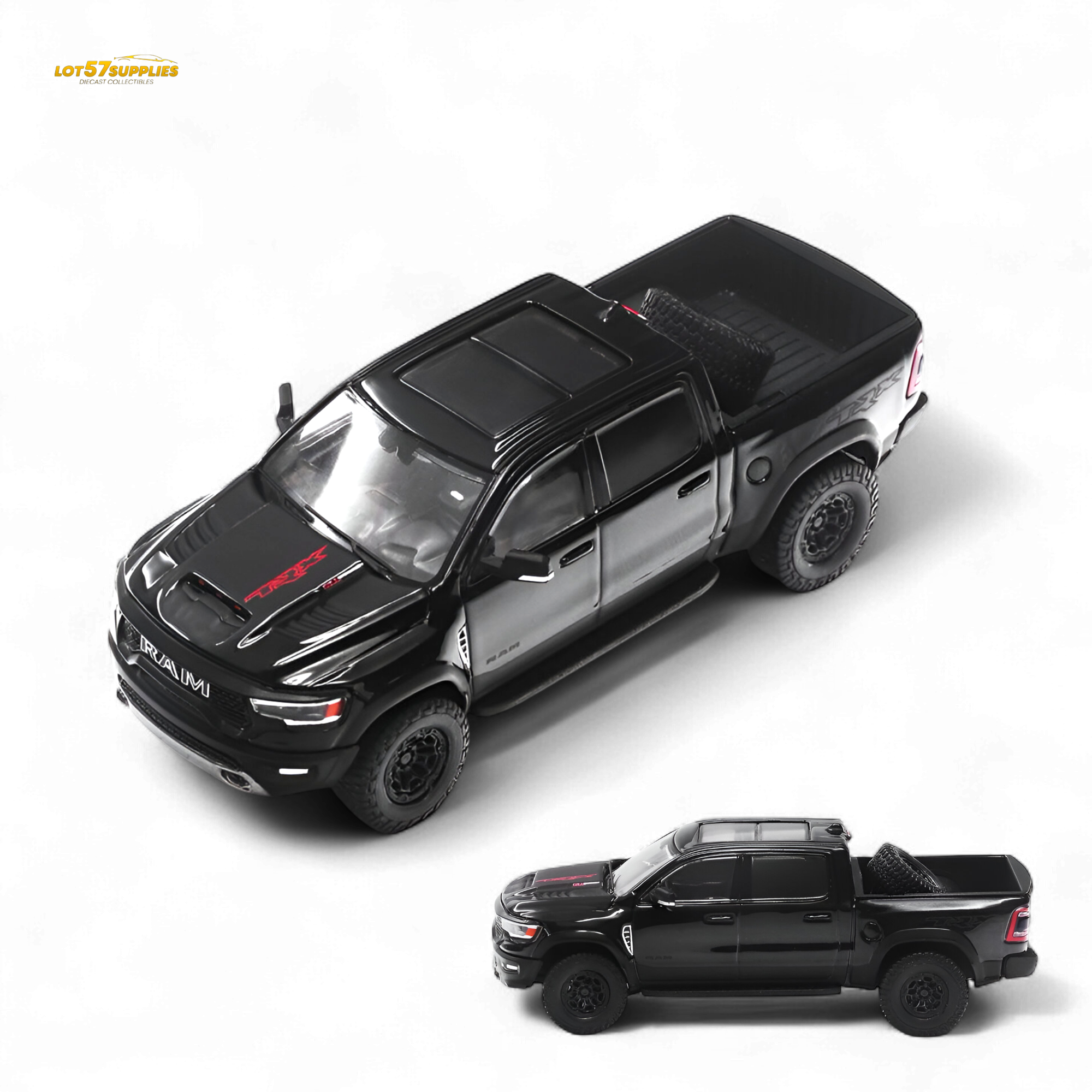 (Pre-Order) Shadow Pro Tyrannosaurus Rex Pickup - Black 1:64