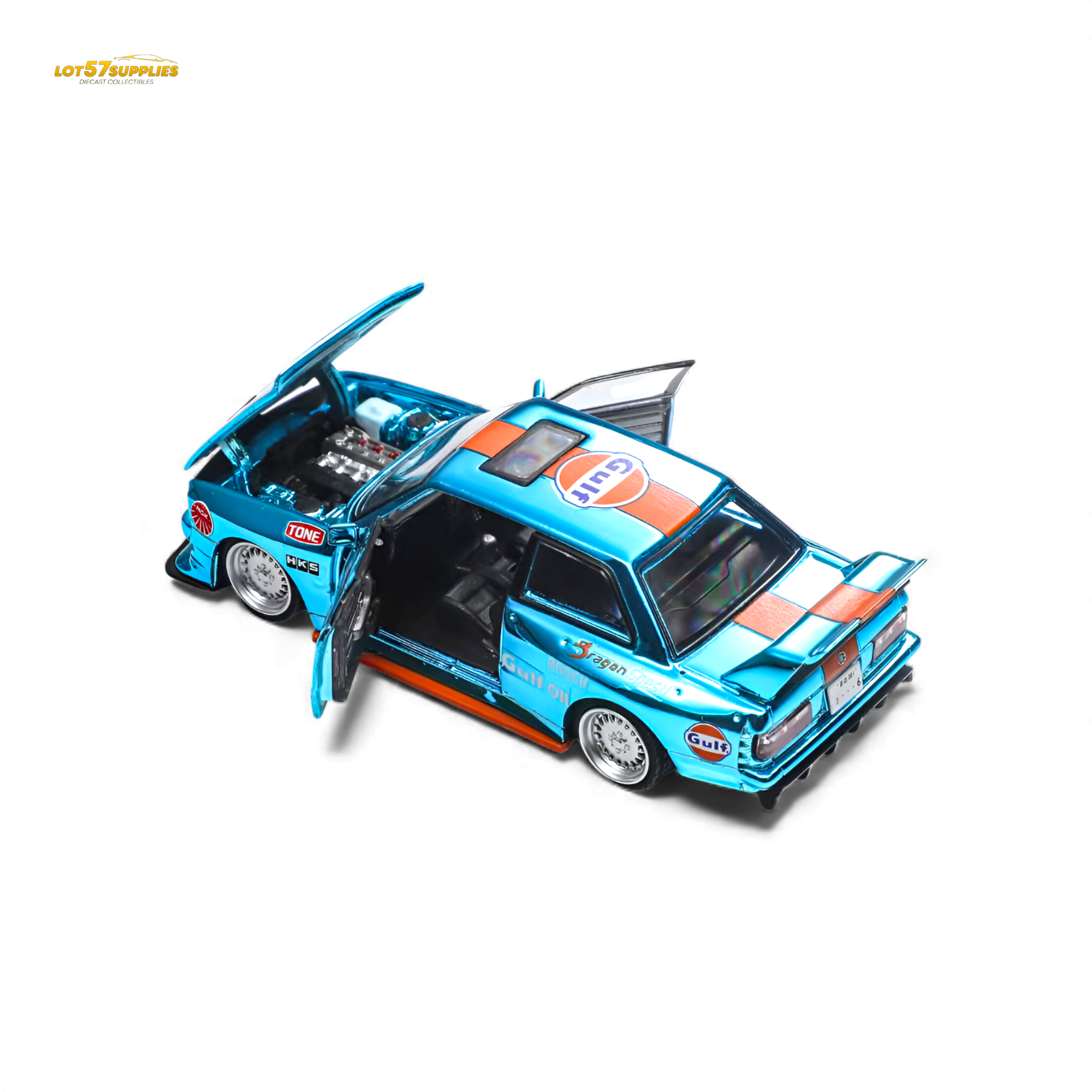 (Pre-Order) Demon King Auto BMW E30 - Gulf 1:64