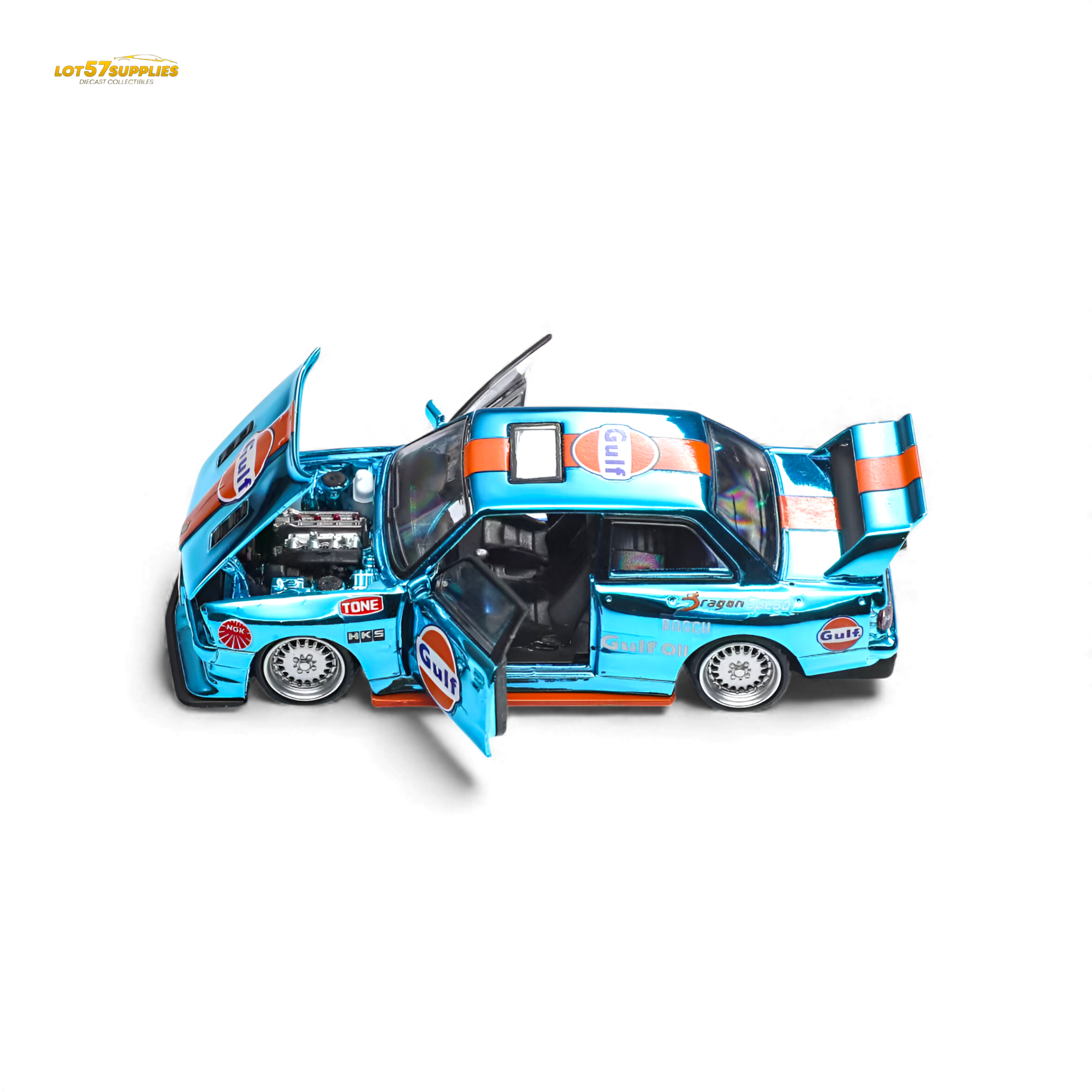 (Pre-Order) Demon King Auto BMW E30 - Gulf 1:64