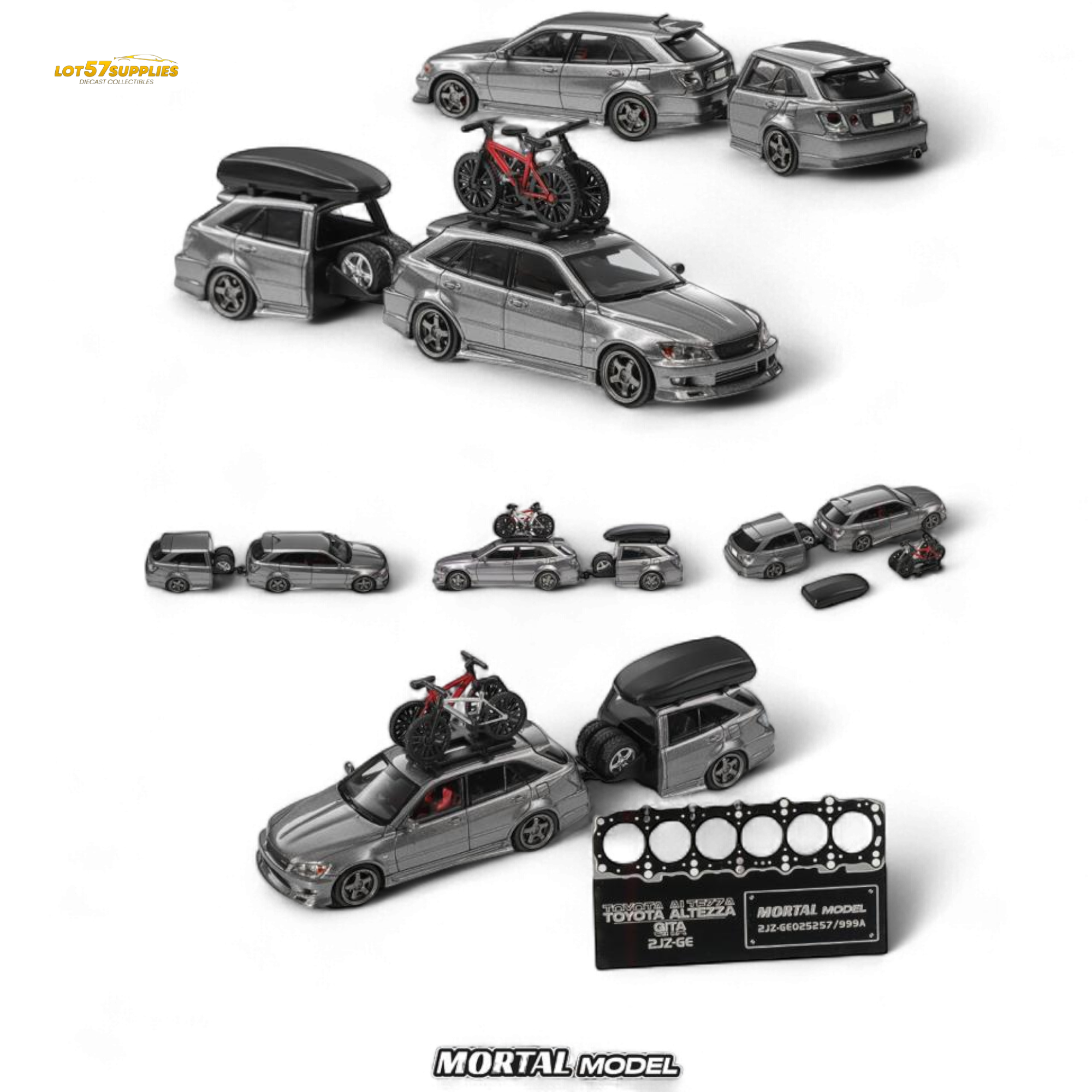 (Pre-Order) MORTAL Altezza Gita ELIXIR - Silver Gray (Trailer) 1:64 Main image