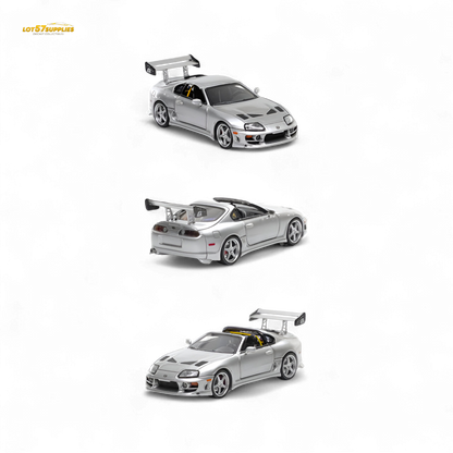 (Pre-Order) Fast Speed Supra Targa - Silver 1:64
