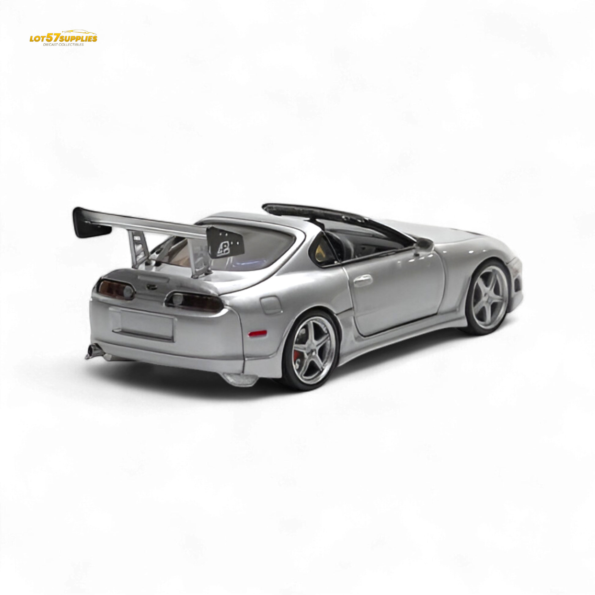 (Pre-Order) Fast Speed Supra Targa - Silver 1:64