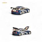 (Pre-Order) Ghost Player BMW E46 M3 GTR - Silver Blue Classic NFS Livery 1:64